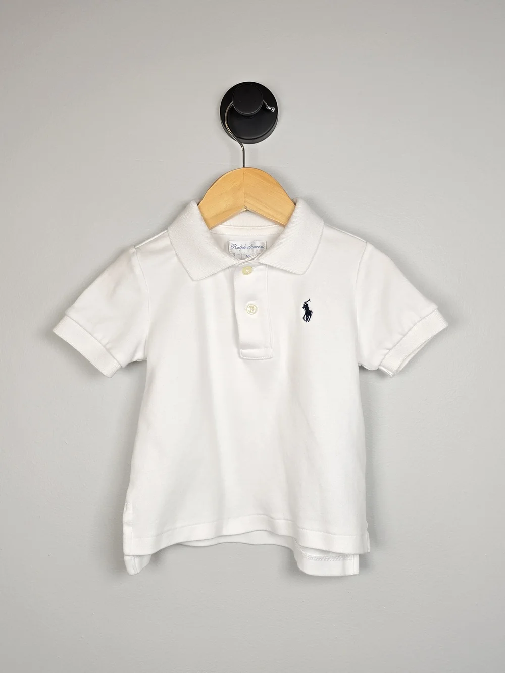 Ralph Lauren White Polo Shirt for Kids